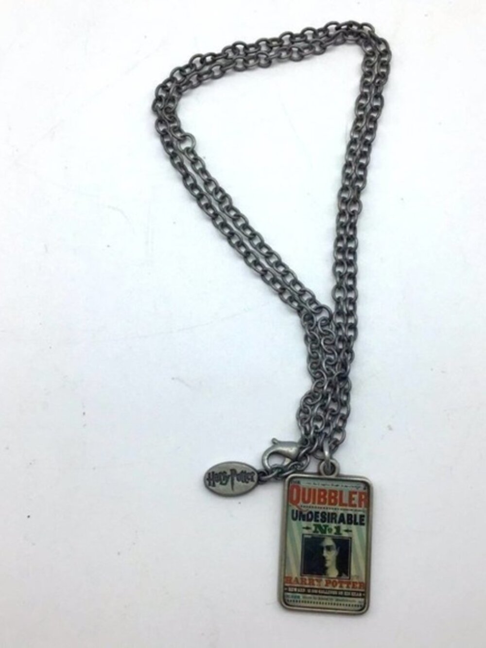 Warner Bros Harry Potter The Quibbler Silver Necklace